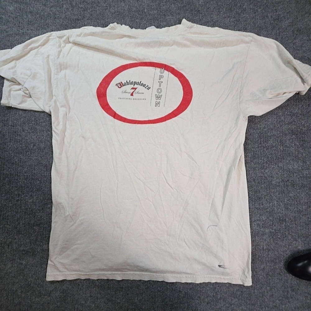 Gildan Shirt Mens XL White Wahlapalooza Seven 7 Seven Music Graphic Tee T-Shirt